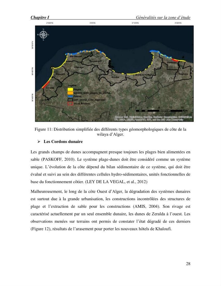 Etude de faisabilité de rechargement artificiel des plages de la côte Ouest-Algéroise