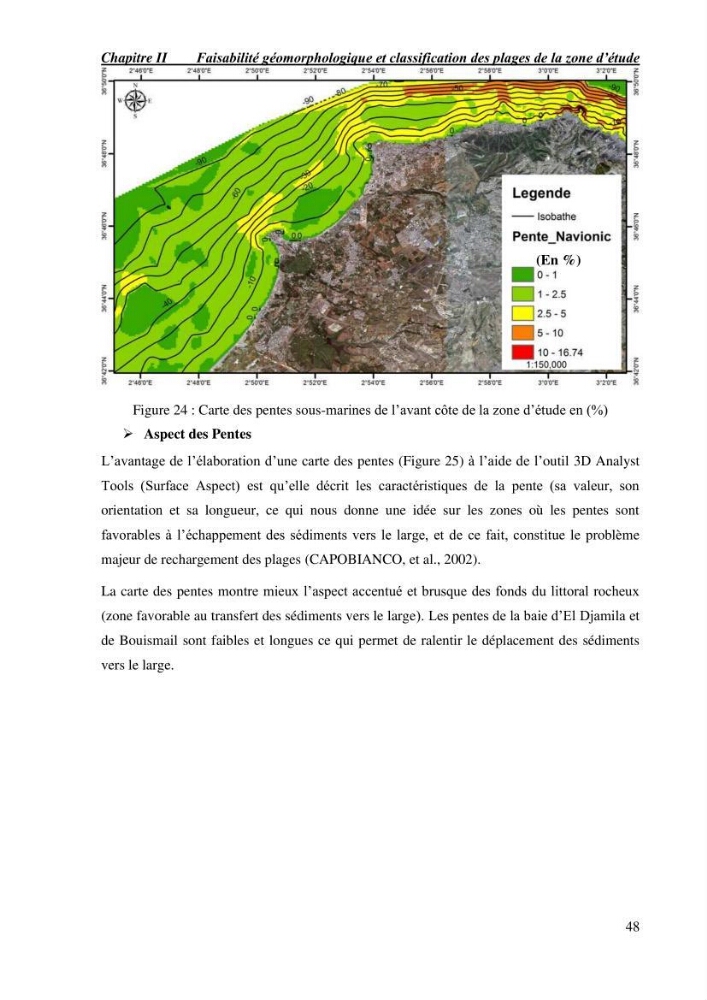 Etude de faisabilité de rechargement artificiel des plages de la côte Ouest-Algéroise