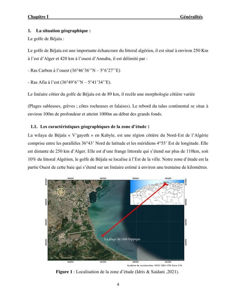 Etude de protection du rivage Club Hippique dans la willaya de Béjaïa