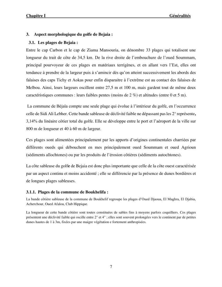 Etude de protection du rivage Club Hippique dans la willaya de Béjaïa