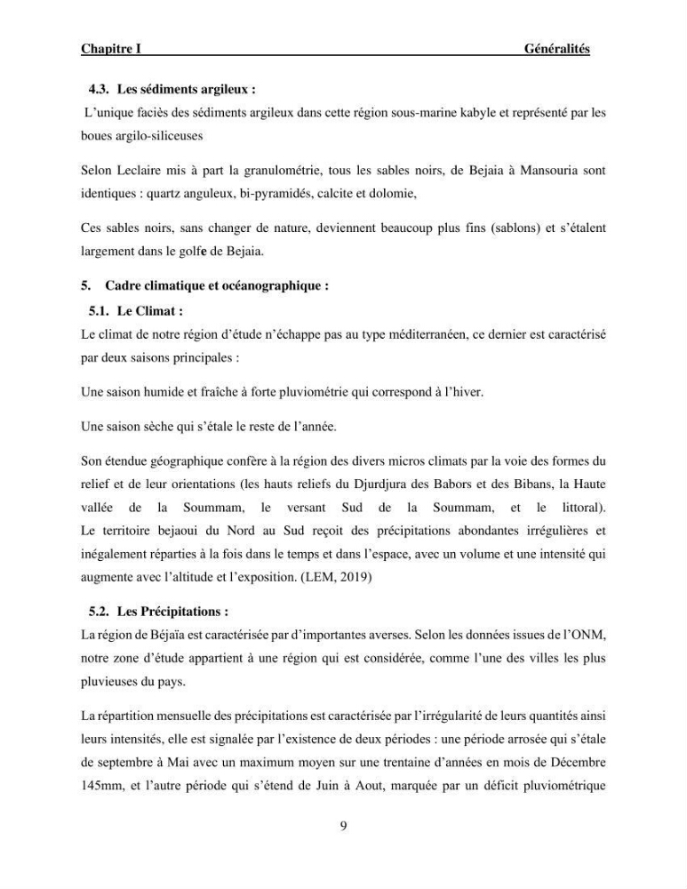 Etude de protection du rivage Club Hippique dans la willaya de Béjaïa