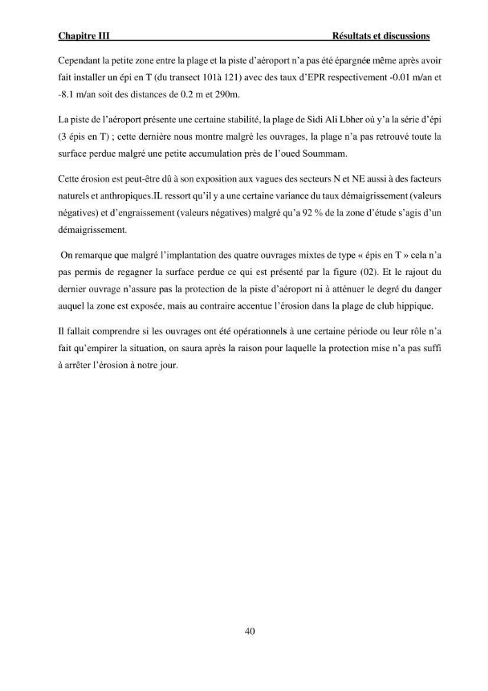 Etude de protection du rivage Club Hippique dans la willaya de Béjaïa