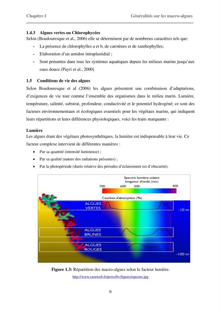 Inventaire préliminaire et caractérisation d’un échantillon d’espèces d’algues marines d’intérêt biotechnologique en Algérie.:
