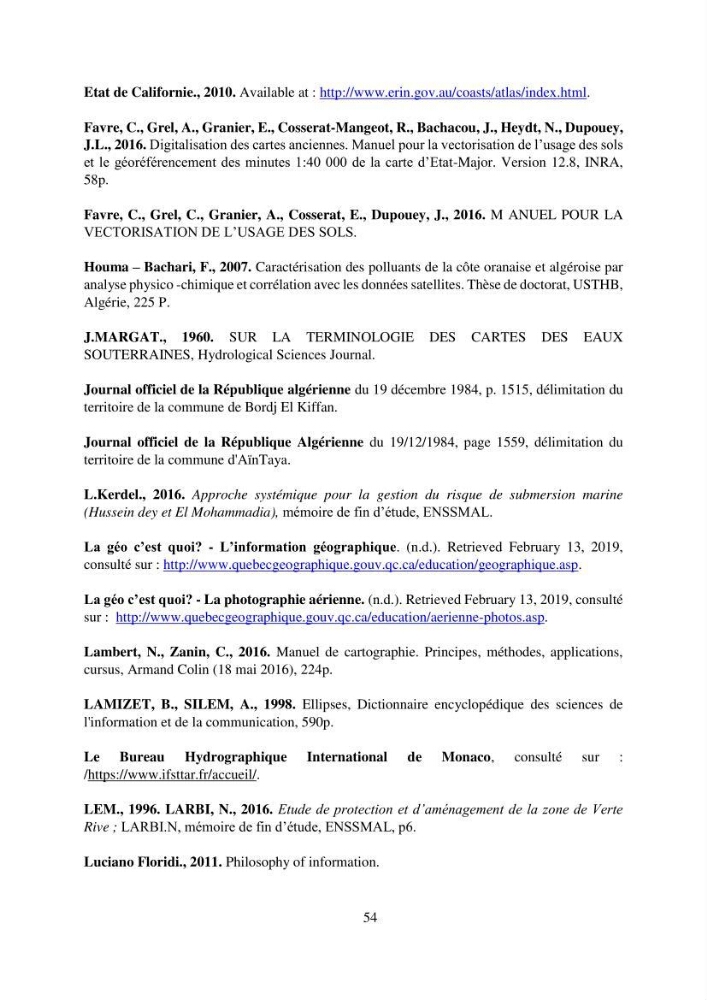 Mise en place d’un atlas des littoraux Est-algérois, entre paradigme de disponibilité de l’information géographique et données à libre-accès