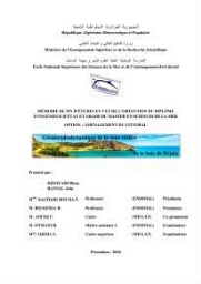 Géomorphodynamique de la zone côtière de la baie de Béjaïa