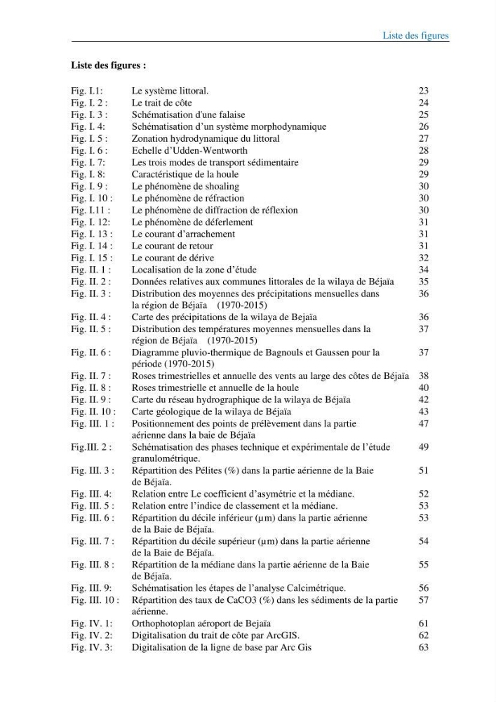 Géomorphodynamique de la zone côtière de la baie de Béjaïa