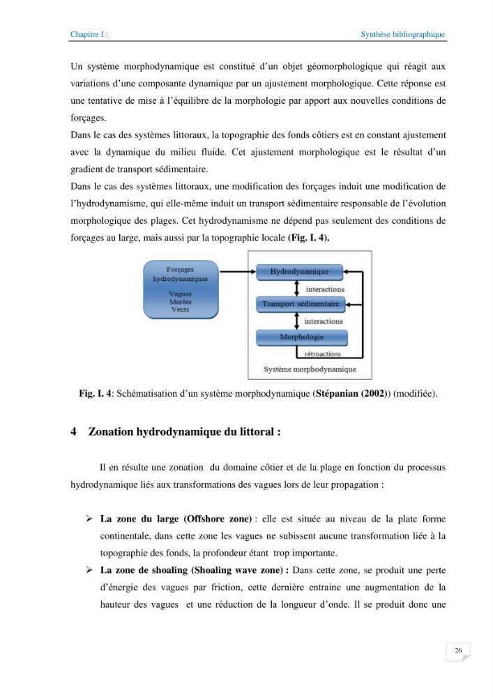 Géomorphodynamique de la zone côtière de la baie de Béjaïa