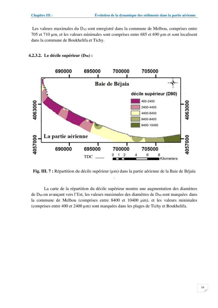Géomorphodynamique de la zone côtière de la baie de Béjaïa