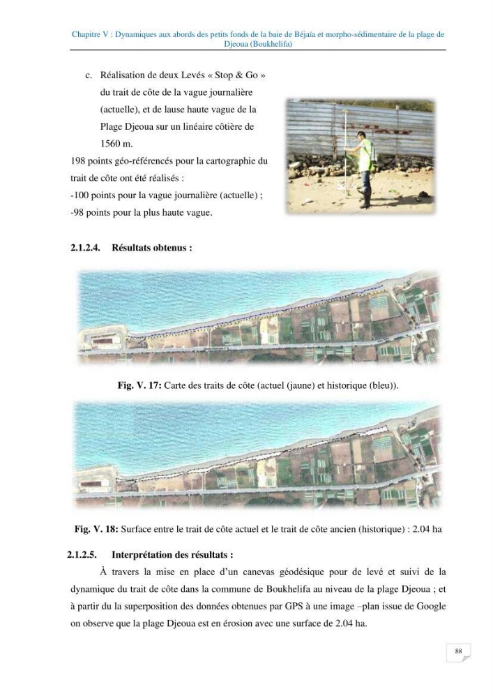 Géomorphodynamique de la zone côtière de la baie de Béjaïa