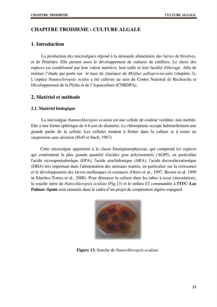 Quelques indices biologiques de Mytilus galloprovincialis (Lamarck, 1819), mollusque bivalve à potentialité mytilicole