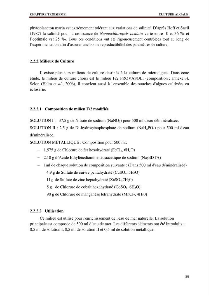 Quelques indices biologiques de Mytilus galloprovincialis (Lamarck, 1819), mollusque bivalve à potentialité mytilicole