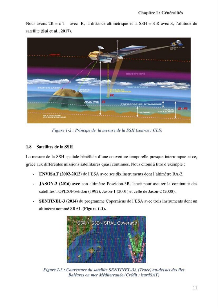 Etude de l’impact du réchauffement des Eaux Algériennes sur l’élévation du niveau de la mer par les données altimétriques