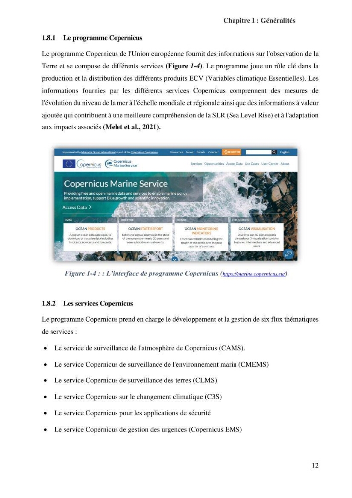 Etude de l’impact du réchauffement des Eaux Algériennes sur l’élévation du niveau de la mer par les données altimétriques