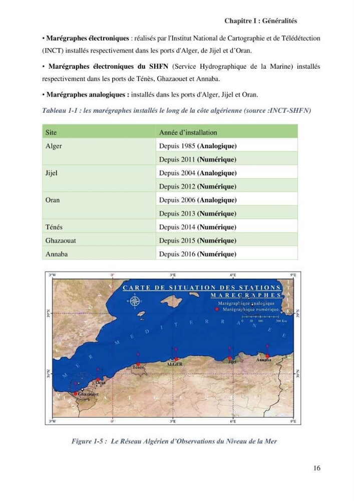 Etude de l’impact du réchauffement des Eaux Algériennes sur l’élévation du niveau de la mer par les données altimétriques