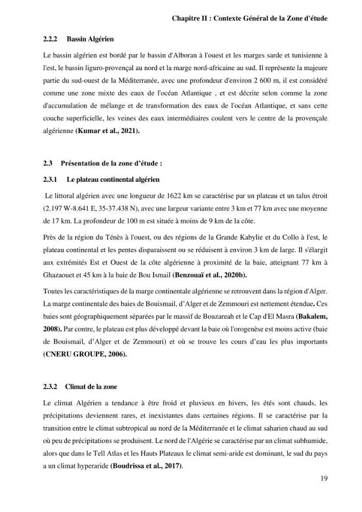 Etude de l’impact du réchauffement des Eaux Algériennes sur l’élévation du niveau de la mer par les données altimétriques