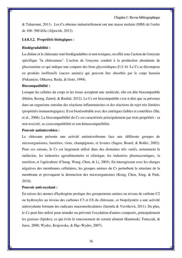 Valorisation biotechnologique des coproduits de crustacés: étude de l\'efficacité du traitement avec du chitosane de l\'irradiation UV dans l\'élimination de Légionella pneumophila