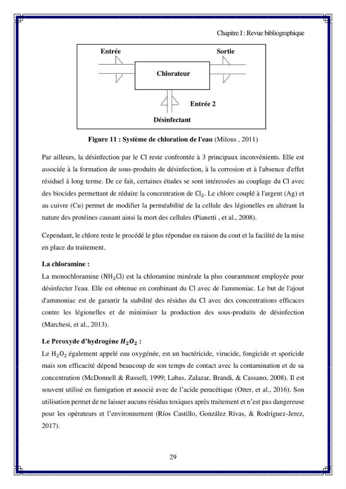 Valorisation biotechnologique des coproduits de crustacés: étude de l\'efficacité du traitement avec du chitosane de l\'irradiation UV dans l\'élimination de Légionella pneumophila