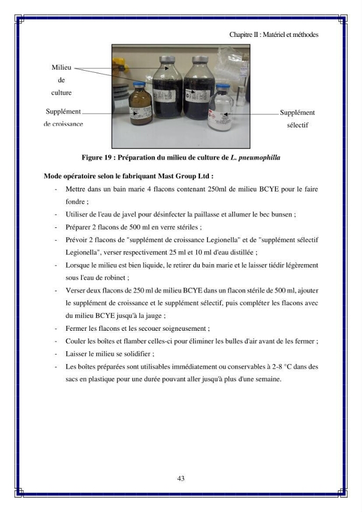 Valorisation biotechnologique des coproduits de crustacés: étude de l\'efficacité du traitement avec du chitosane de l\'irradiation UV dans l\'élimination de Légionella pneumophila