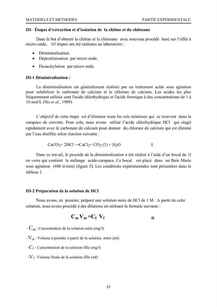 Mise au point d\'un protocole d\'extraction assistée aux micro-ondes du chitosane à partir de carapaces de crevettes