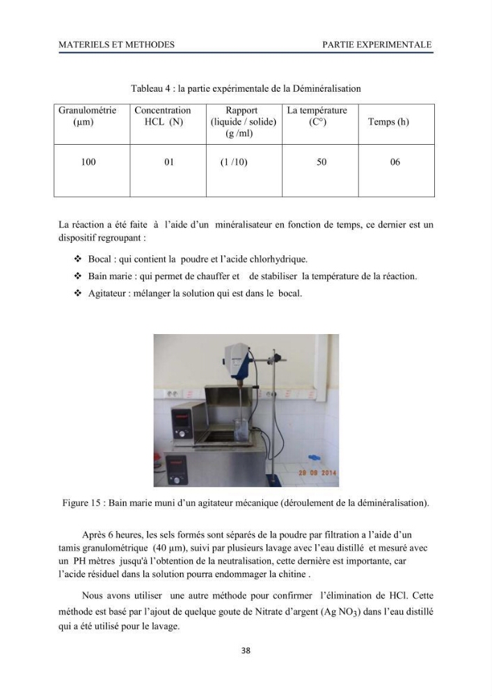 Mise au point d\'un protocole d\'extraction assistée aux micro-ondes du chitosane à partir de carapaces de crevettes