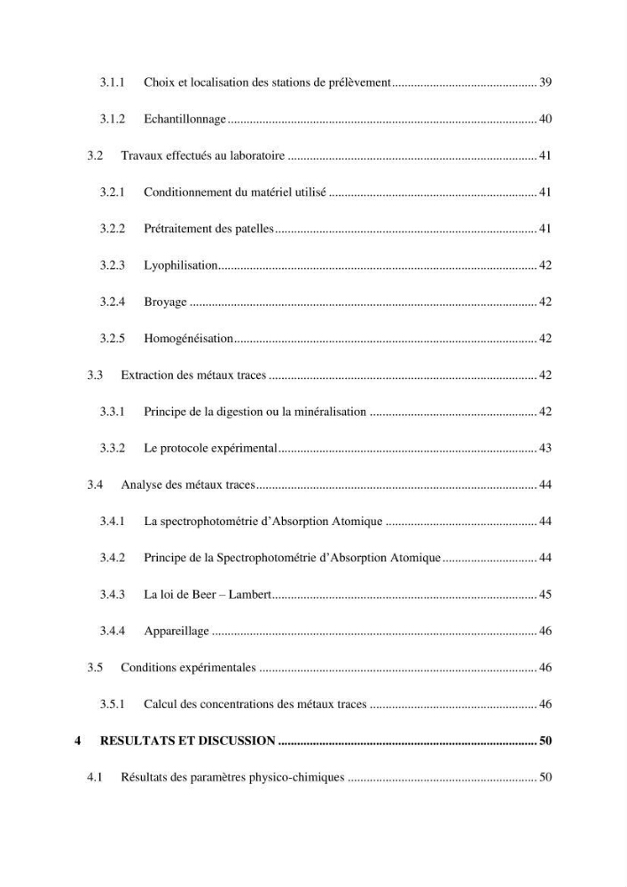 Evaluation de la pollution dans la baie de Bou-ismail