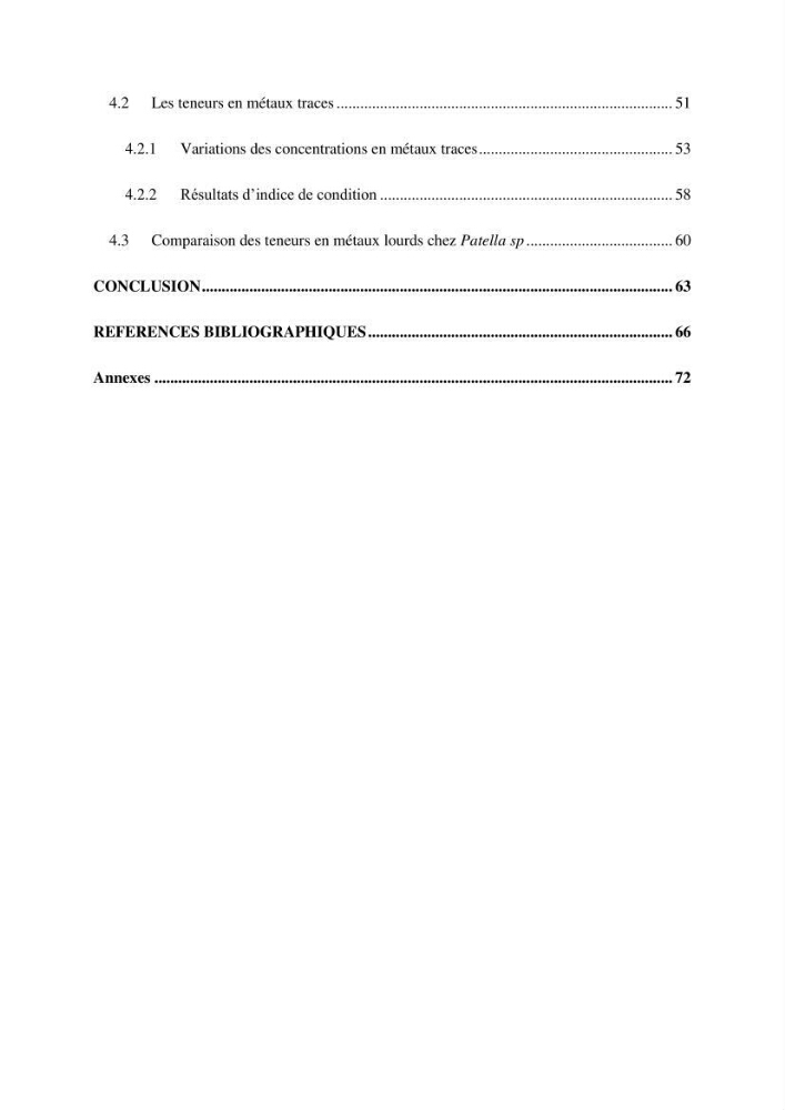 Evaluation de la pollution dans la baie de Bou-ismail