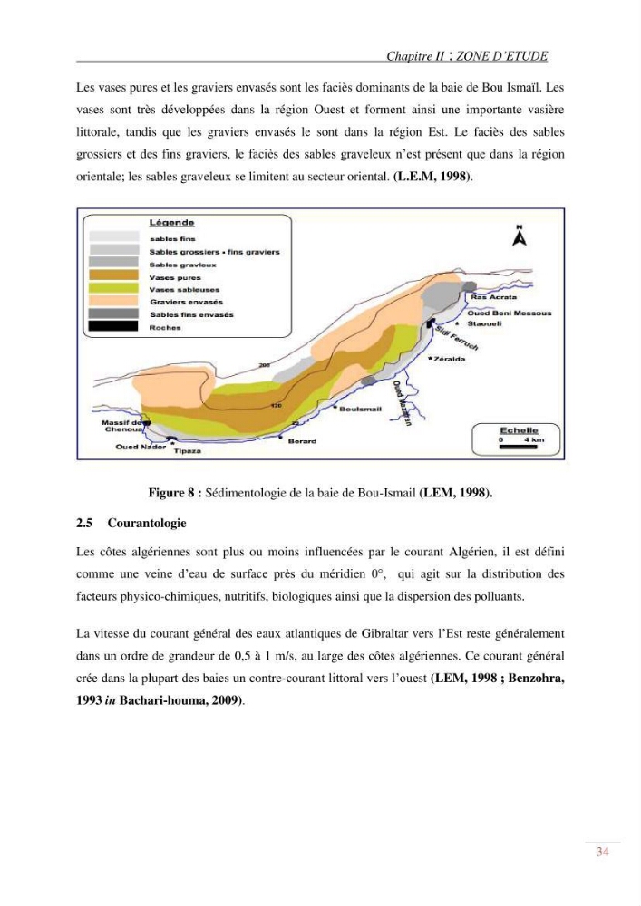 Evaluation de la pollution dans la baie de Bou-ismail