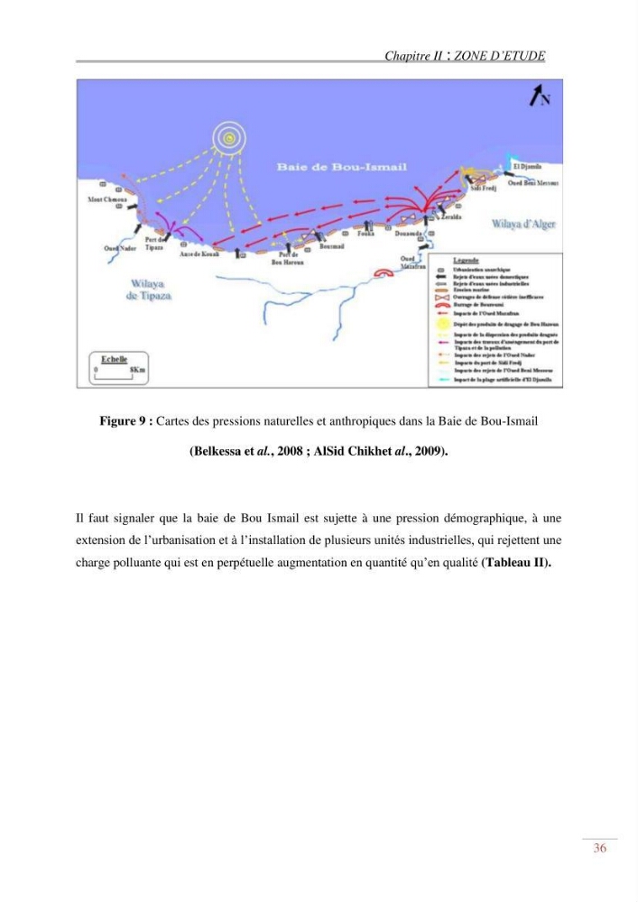 Evaluation de la pollution dans la baie de Bou-ismail