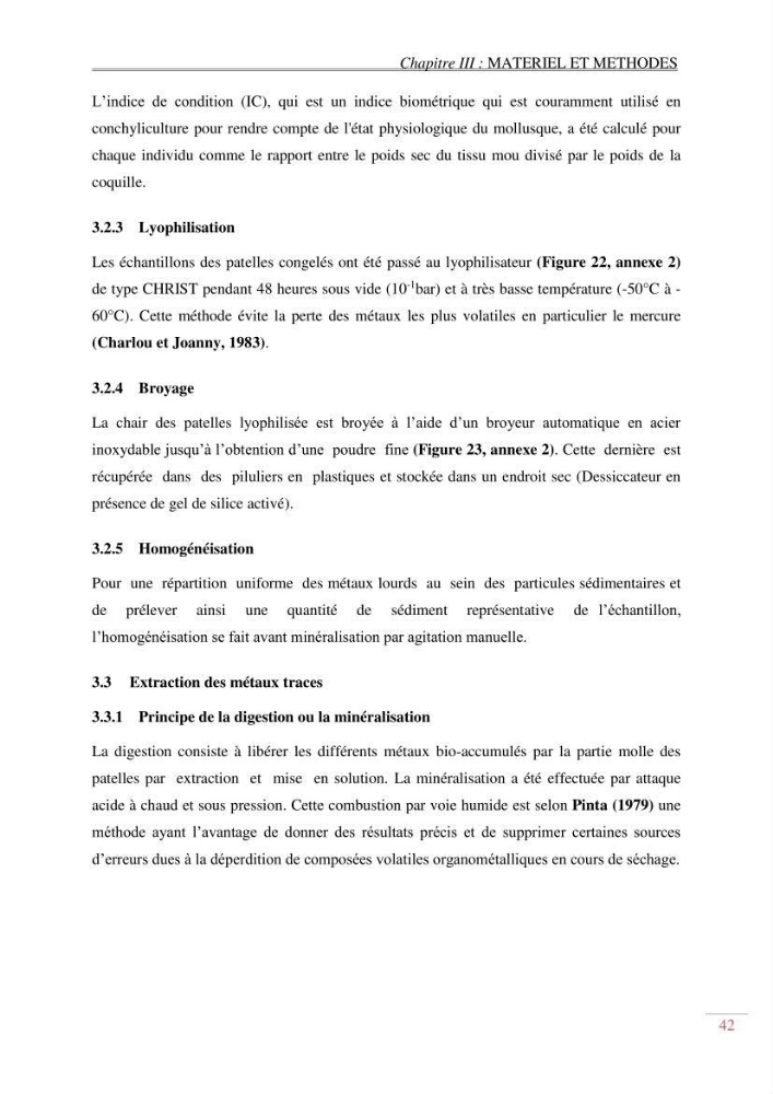 Evaluation de la pollution dans la baie de Bou-ismail