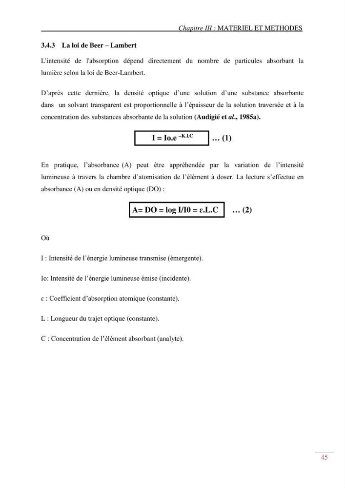 Evaluation de la pollution dans la baie de Bou-ismail