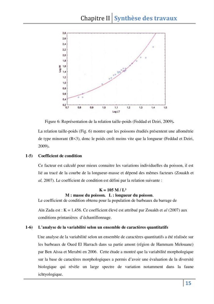 Le genre Barbus en Algérie