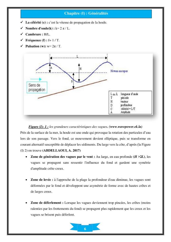 Influence de promontoire rocheux (cap Matifou) sur les processus hydrosédimentaire de la plage Tamenfoust-Est
