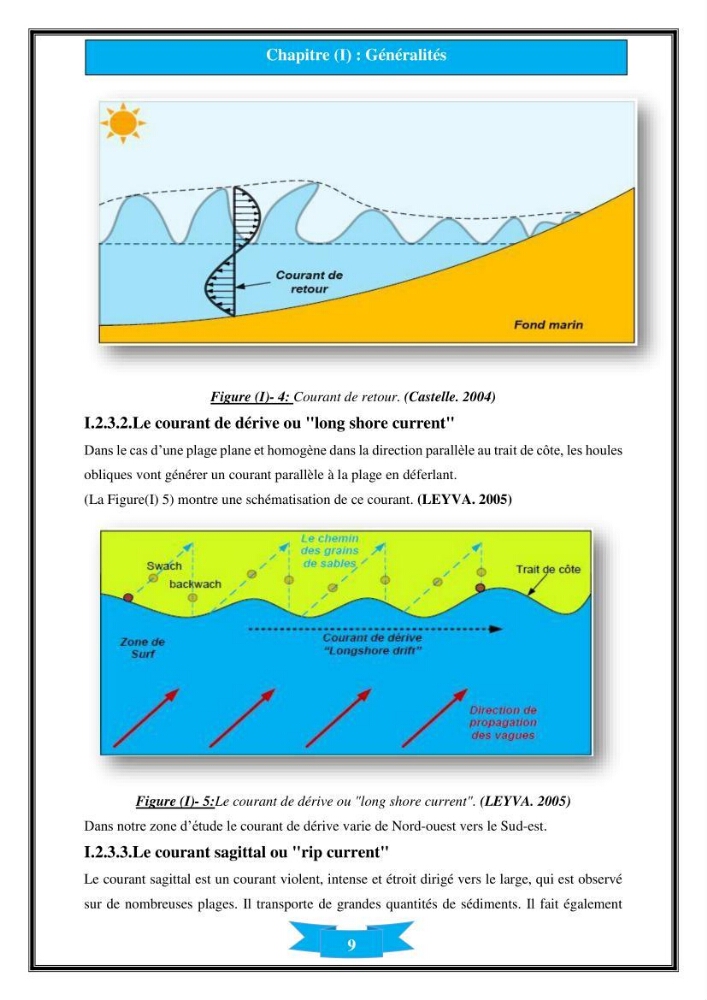 Influence de promontoire rocheux (cap Matifou) sur les processus hydrosédimentaire de la plage Tamenfoust-Est