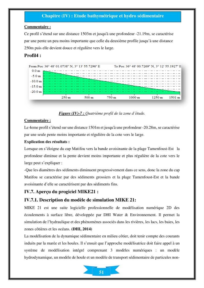 Influence de promontoire rocheux (cap Matifou) sur les processus hydrosédimentaire de la plage Tamenfoust-Est