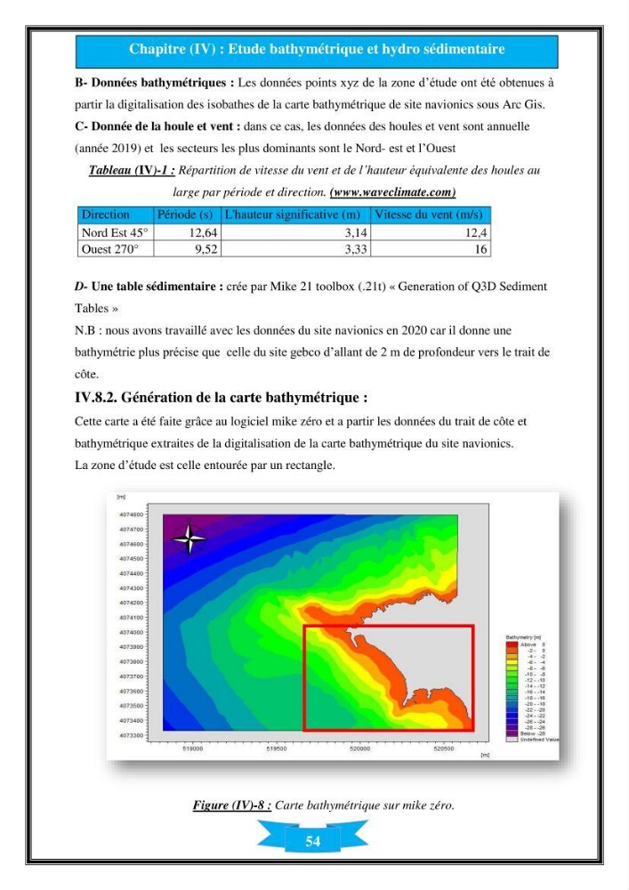 Influence de promontoire rocheux (cap Matifou) sur les processus hydrosédimentaire de la plage Tamenfoust-Est