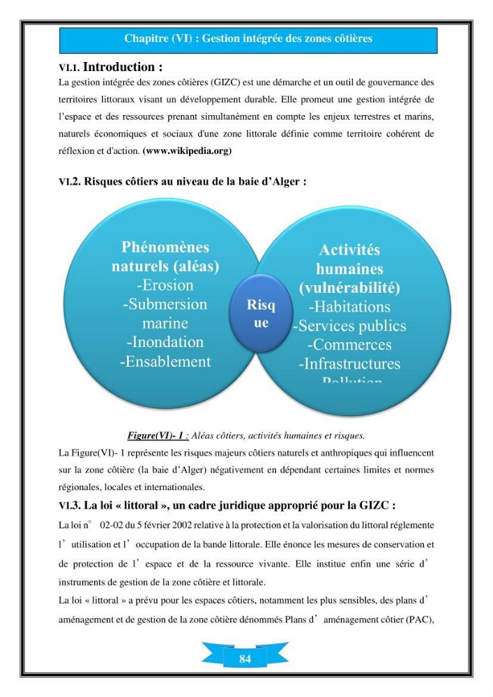Influence de promontoire rocheux (cap Matifou) sur les processus hydrosédimentaire de la plage Tamenfoust-Est