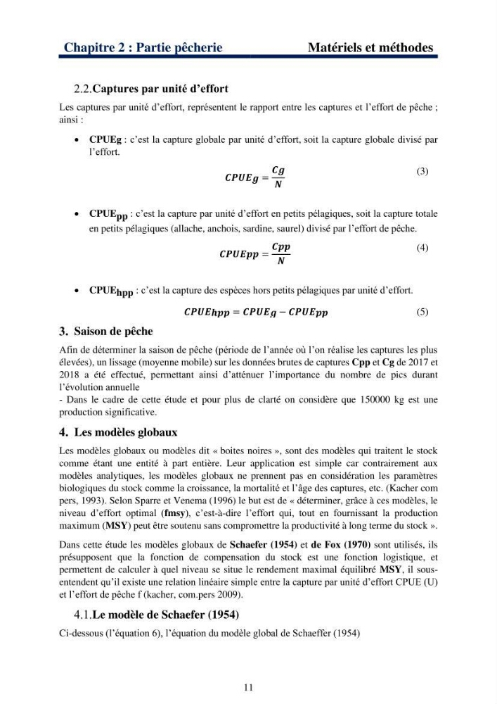 Le système halieutique pélagique dans l’Est algérien: Analyse des captures de 4 petits pélagiques par les senneurs de Collo et étude de l’efficacité économique de cette flottille.