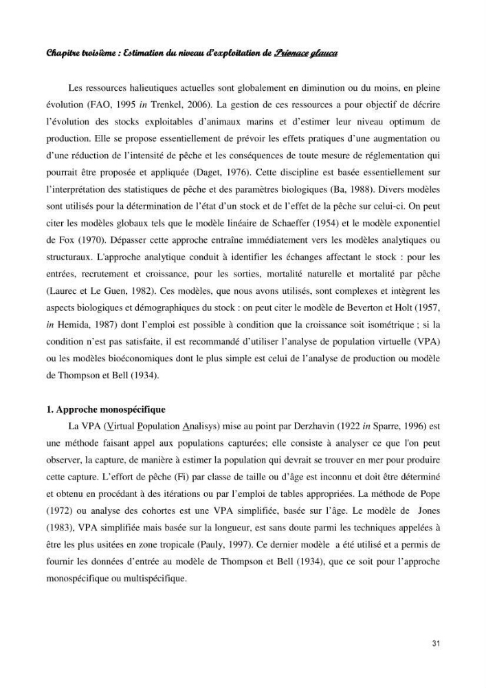 Contribution à l\'étude de la systématique et de l\'exploitation de quelques requins pélagiques du bassin Algérien