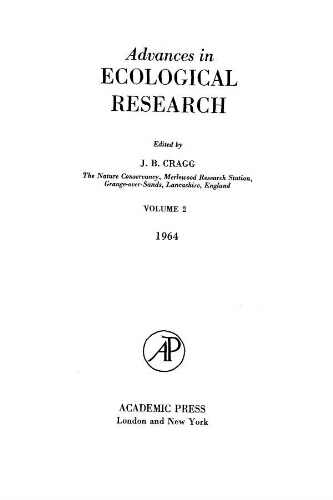 Advances in ecological research (volume 2) Advances in ecological research (volume 2)