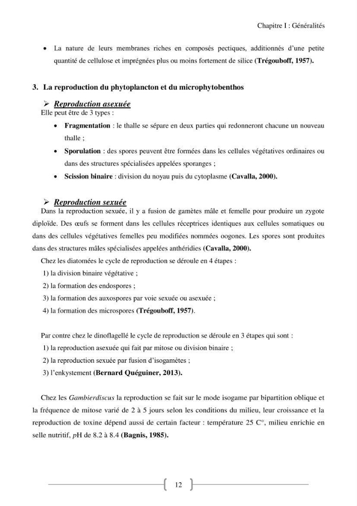 Biodiversité et composition du phytoplancton et du microphytobenthos de la côte Est Algéroise