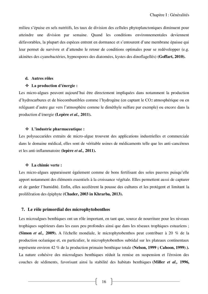 Biodiversité et composition du phytoplancton et du microphytobenthos de la côte Est Algéroise
