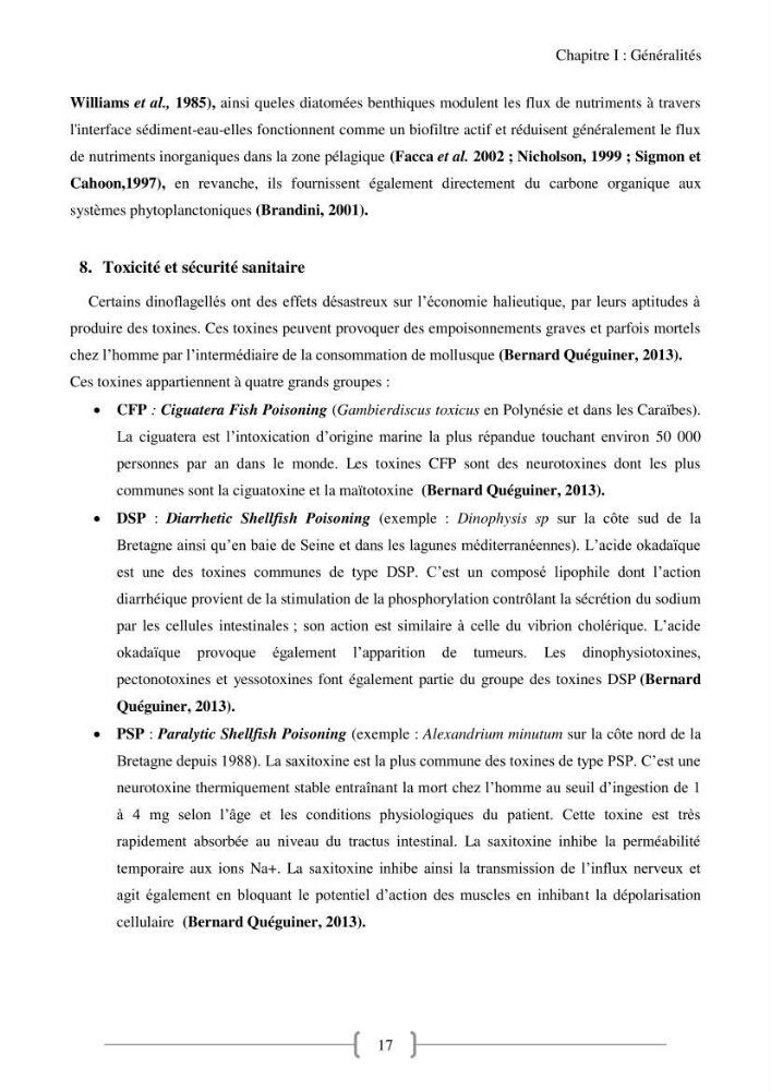 Biodiversité et composition du phytoplancton et du microphytobenthos de la côte Est Algéroise