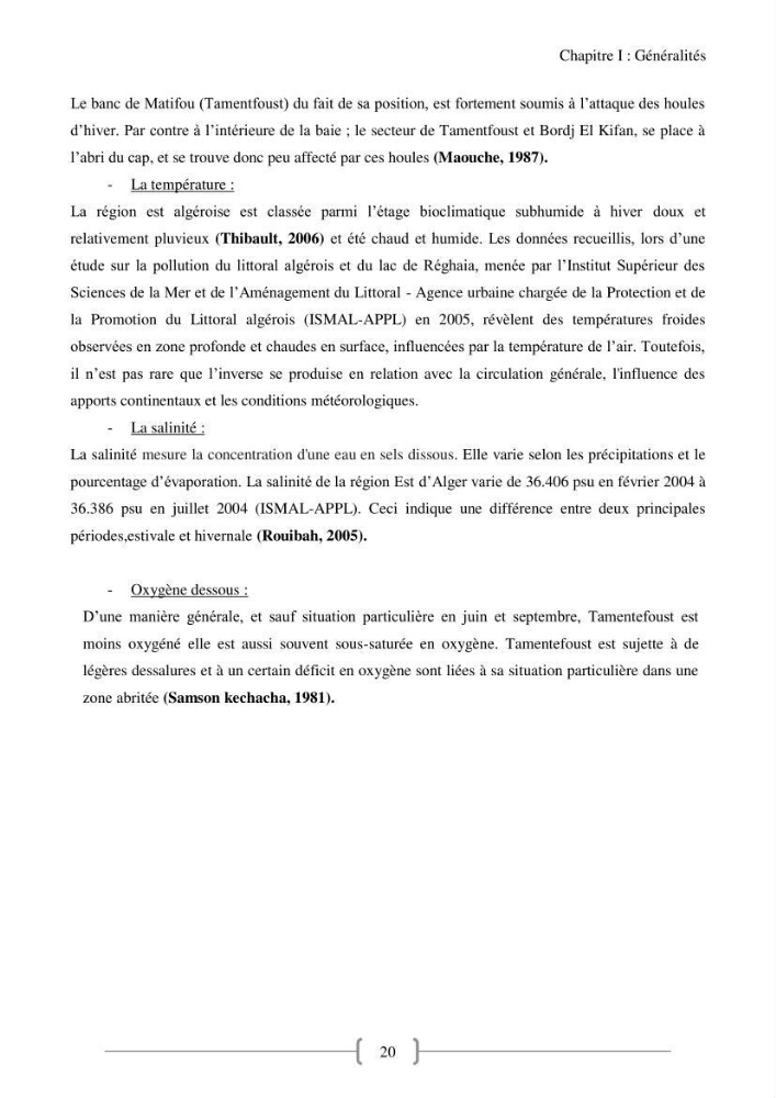 Biodiversité et composition du phytoplancton et du microphytobenthos de la côte Est Algéroise
