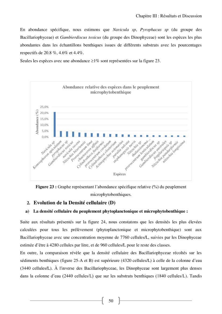 Biodiversité et composition du phytoplancton et du microphytobenthos de la côte Est Algéroise
