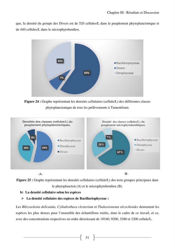 Biodiversité et composition du phytoplancton et du microphytobenthos de la côte Est Algéroise