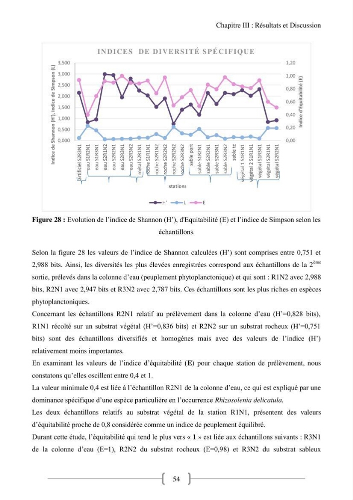 Biodiversité et composition du phytoplancton et du microphytobenthos de la côte Est Algéroise