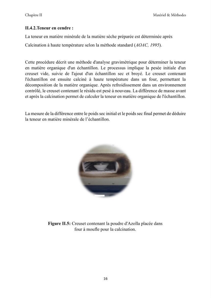 Détermination des propriétés antioxydantes et antimicrobiennes d\'une plante aquatique l’Azolla pinnata en vue de sa valorisation