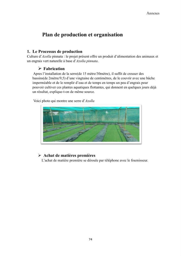 Détermination des propriétés antioxydantes et antimicrobiennes d\'une plante aquatique l’Azolla pinnata en vue de sa valorisation