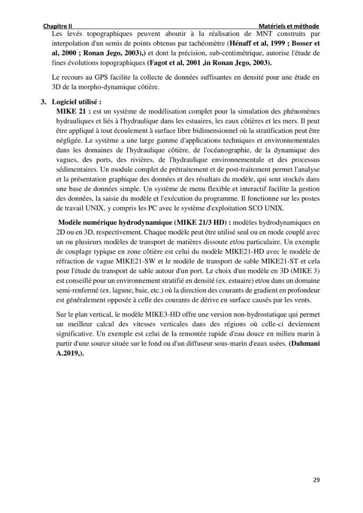 Etude deProtection du Rivage de Sidi Ghiles: