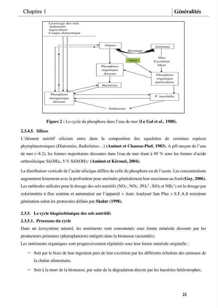 Les conditions physicochimiques au large des côtes centrales algériennes: contribution à l’étude des structures hydrologiques